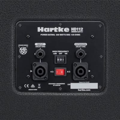 Hartke Hydrive HD Bass Cabinet 1x12in 300 Watts Dual Impedance image 4