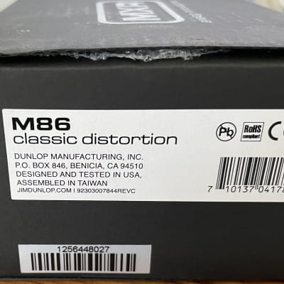 MXR M86 Classic Distortion 2000s - Black image 2