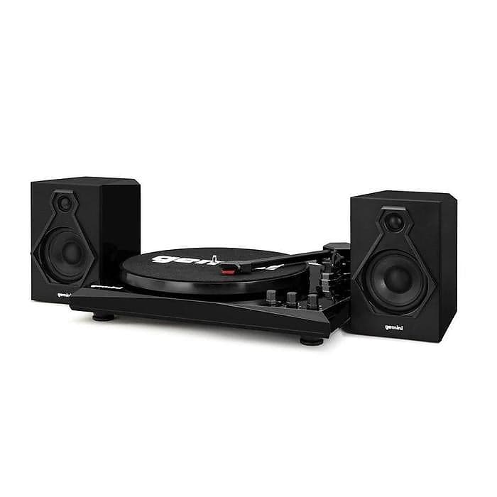 Gemini Stereo Turntable System- Stereo Turntable System- Black / Open Box  			