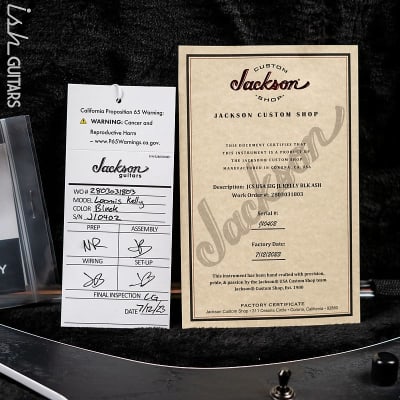 Jackson USA Jeff Loomis Signature Kelly Custom Shop Black Ash image 13