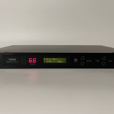 Yamaha SPX90 Digital Sound Processor 1980s - Vintage Effect Rack Made in Japan Black image 2