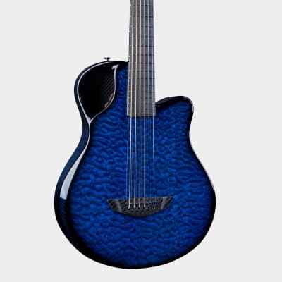 Emerald X7 | Carbon Fiber Parlor Travel Guitar for sale