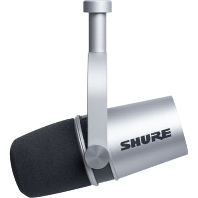Shure MV7 Podcast Microphone - Silver image 6