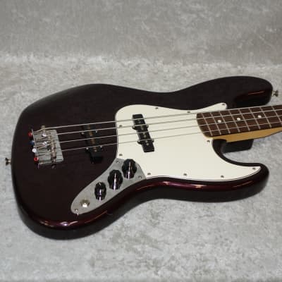 2005 Fender Jazz Bass Guitar MIM Made in Mexico wine red