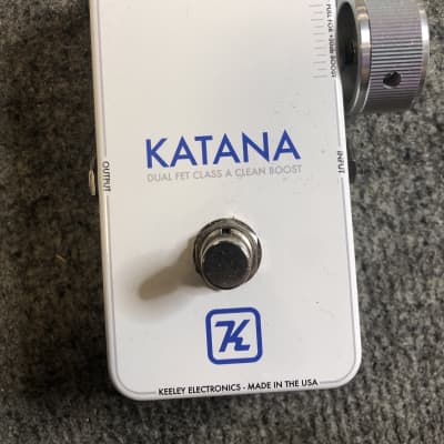 Keeley Katana - White Waves Booster Pedal - 2022 Limited Edition 