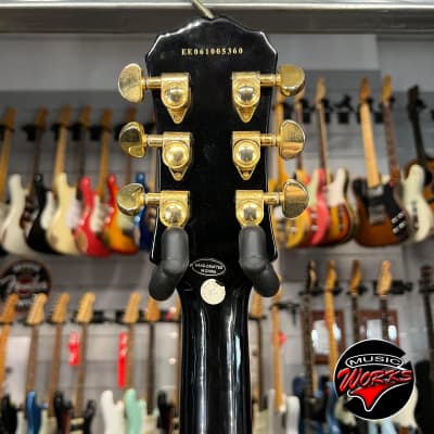 Epiphone Les Paul Custom 3 Pickup Ebony image 5