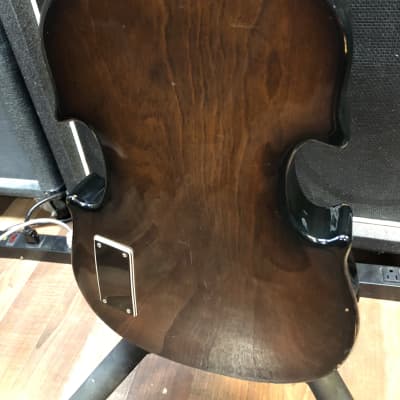 Univox U1970F Violin Bass 1970s - Brown image 12
