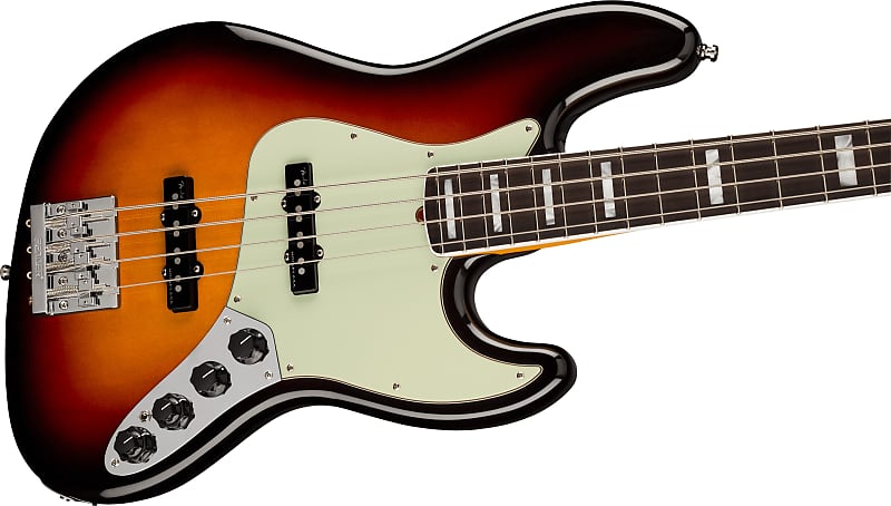 Fender American Ultra Jazz Electric Bass, Rosewood Fingerboard, Ultraburst W/Case image 1