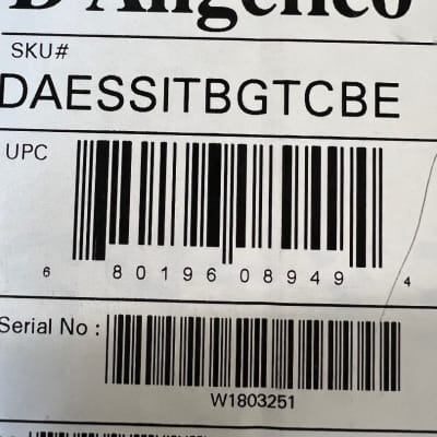 D'Angelico Excel SS Electric Guitar #DAESSITBGTCBE Iced Tea Burst w/Case image 11