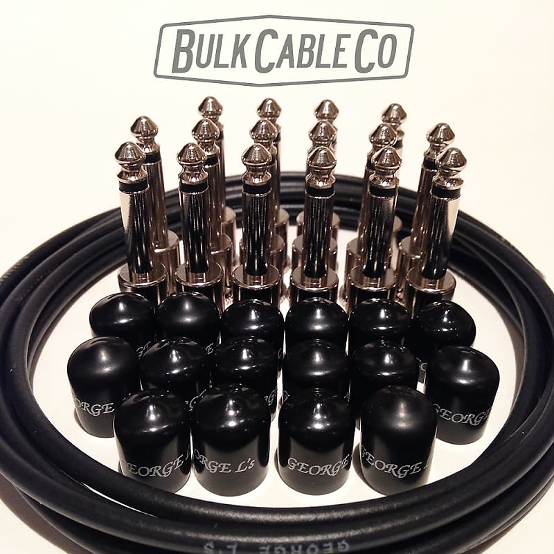 L’s Pedalboard Cable Kit 8 Patch Cables 8 FT of Reverb