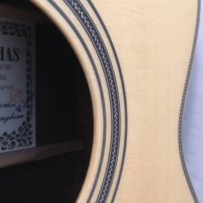 Asturias Solo Herringbone - 000 with cutaway. Handmade acoustic guitar from Japan, doblen case. image 16