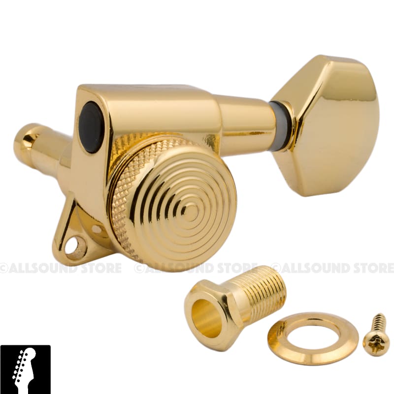 Wilkinson Jin Ho Mini LOCKING Guitar Tuners 6 InLine 6L Reverb