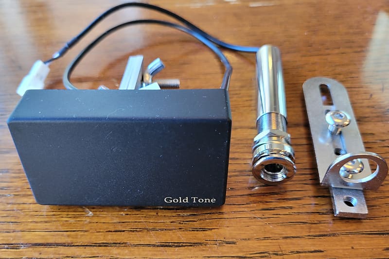 Gold Tone SMP+ Sliding Banjo Pickup w/External Jack Reverb