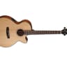 Cort SFXE-NS Slim Body Acoustic/Electric Guitar - Natural Satin