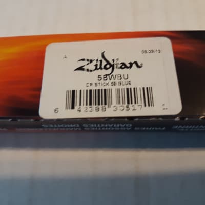 Zildjian Hickory Drumsticks 5B Wood Tip, Blue image 2
