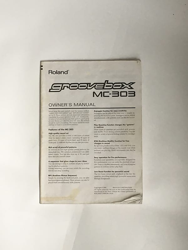 Roland MC-303 Groovebox 1990 - 1998 | Reverb Canada