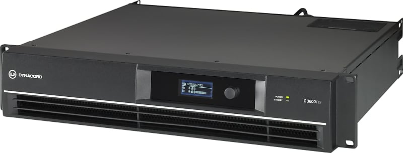 Dynacord C3600FDi DSP 2 x 1800 w power amplifier 2024 - BLACK image 1
