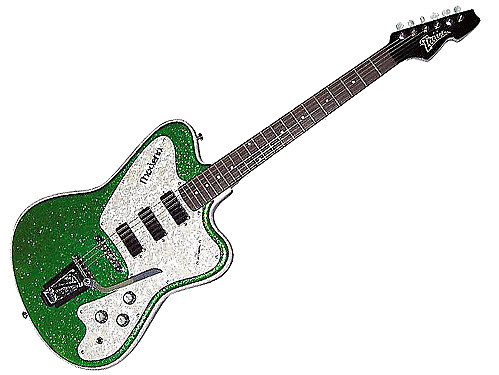 A Beautiful GOLD SPARKLE Italia Torino Semi-Hollow Electric