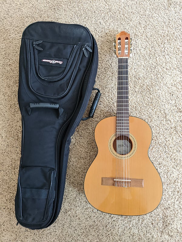 Strunal 4855 1/2 Solid Cedar Top Classical Acoustic Guitar Reverb