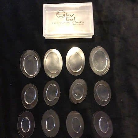 Sky Gel Drum Dampeners - Glass Clear 12 Pieces image 1
