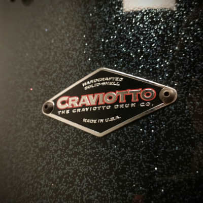 Craviotto Solid Maple 7.5x10, 13x13, 14x14, 12x18" BD 2009 Drum Set, Gun Metal Blue Lacquer Kit #139 image 14