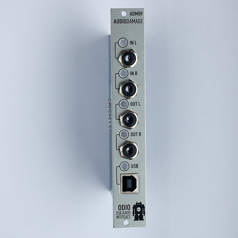 Audio Damage Odio (ADM09) Eurorack USB audio interface Silver image 1