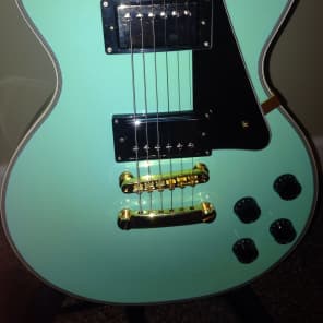 Gibson (Chinese) Les Paul Custom Kerry Green Jimmy Page Wiring image 3