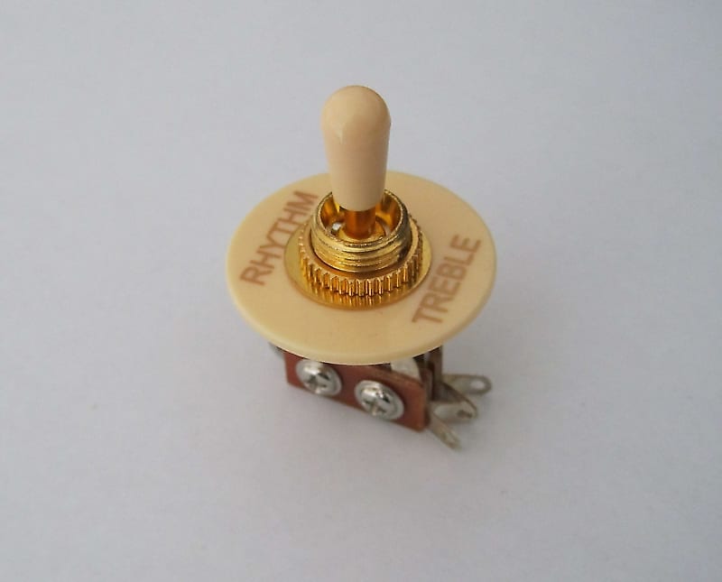 Guitar 3 Way Toggle Switch with Rhythm Treble Ring Reverb UK