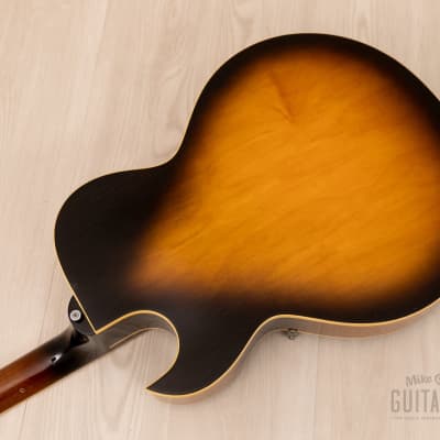 1991 Gibson ES-175 Hollowbody Guitar Vintage Sunburst w/ 57 Classic PAFs, Case image 15