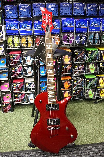 Fernandes Ravelle X electric guitar in metallic red