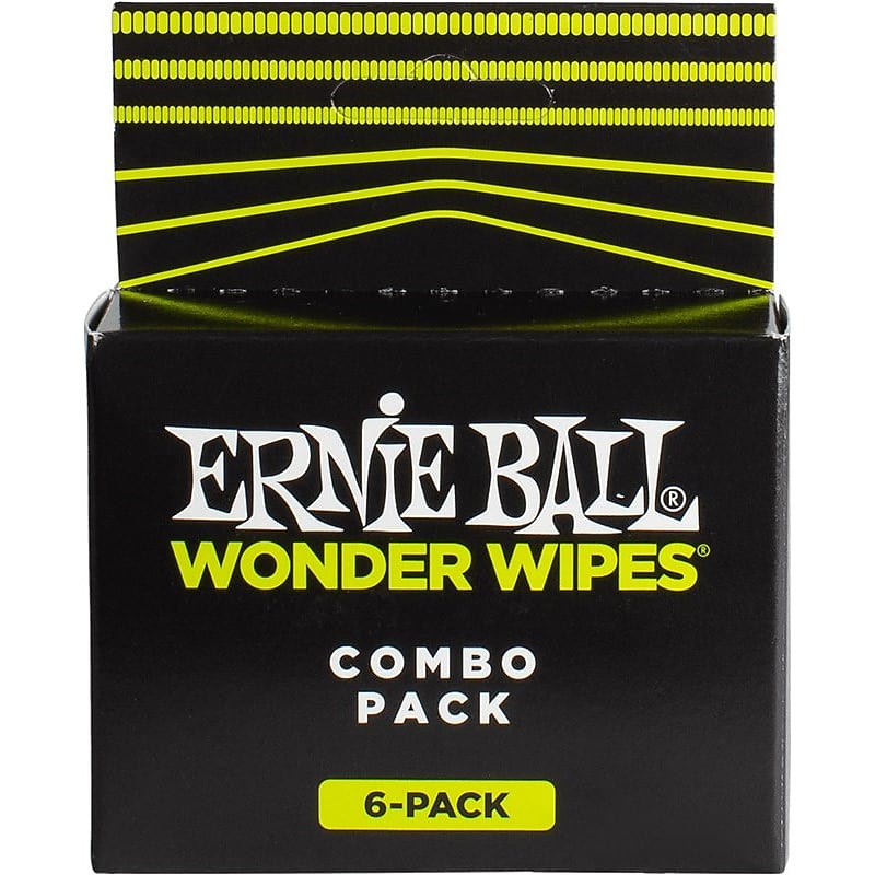 Ernie Ball 4279 Wonder Wipes Combo, 6 Pack image 1