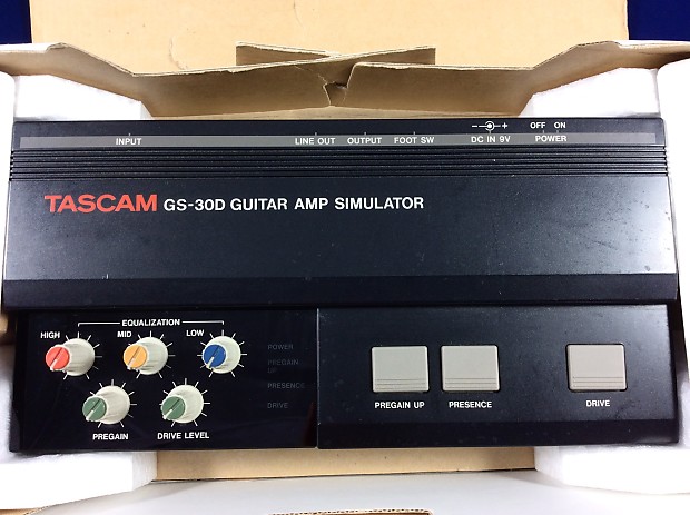 Tascam GS-30D (Guitar Amp Simulator) 1980s | Reverb