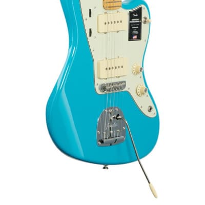Fender American Pro II Jazzmaster Maple Neck Miami Blue with Case image 9