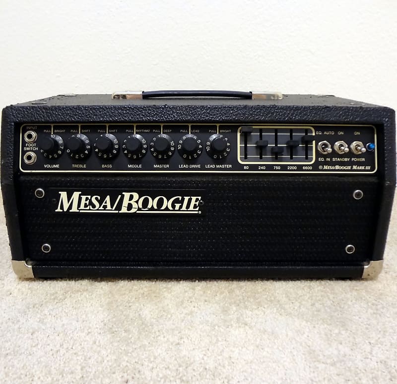 Mesa Boogie Mark III 3-Channel 60-Watt Guitar Amp Head 1985 - 1988 image 1