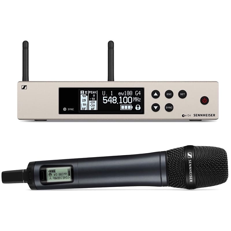 Sennheiser EW 100 G4-935-S Wireless Handheld Microphone System with MMD 935 Capsule (A-Band: 516-558 MHz) image 1