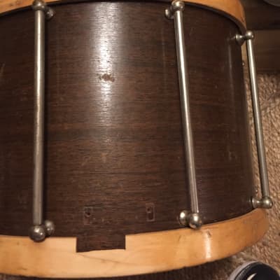 Ludwig Marching Snare 1940's - Brown image 4