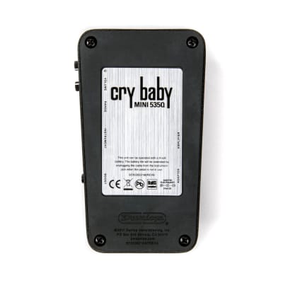 Used Dunlop CBM535Q Cry Baby Mini 535Q Wah Guitar Effects Pedal! Crybaby image 3