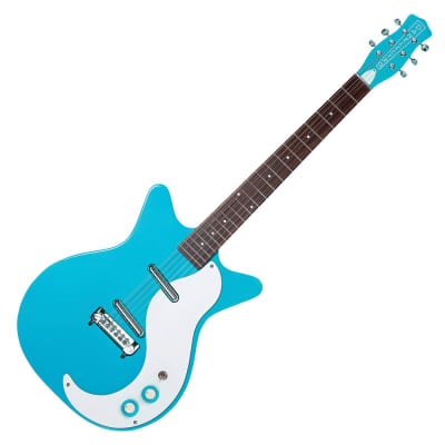 Danelectro '59M NOS Guitar ~ Baby Come Back Blue for sale