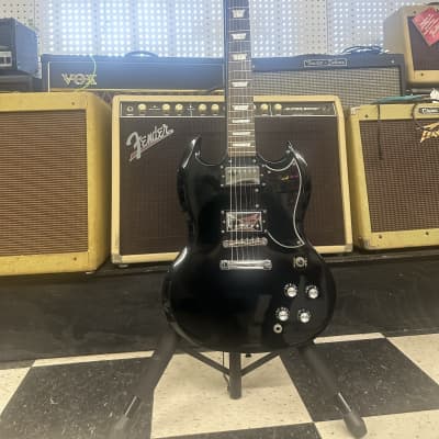 Used Epiphone G-400 SG PRO Ebony Upgraded Pickups w/New Used Epiphone G-400 SG PRO Ebony Upgraded Pickups w/New
