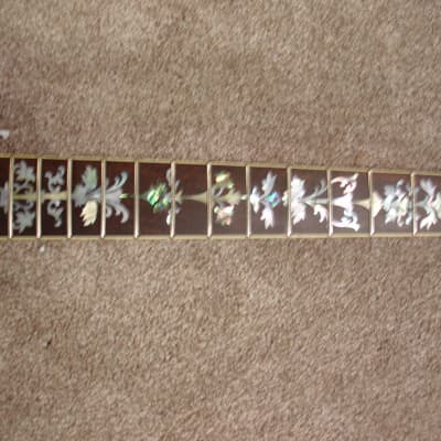Custom Custom LP style guitar ! MOP Inlays !  Nice Top ! 1990 Various image 5