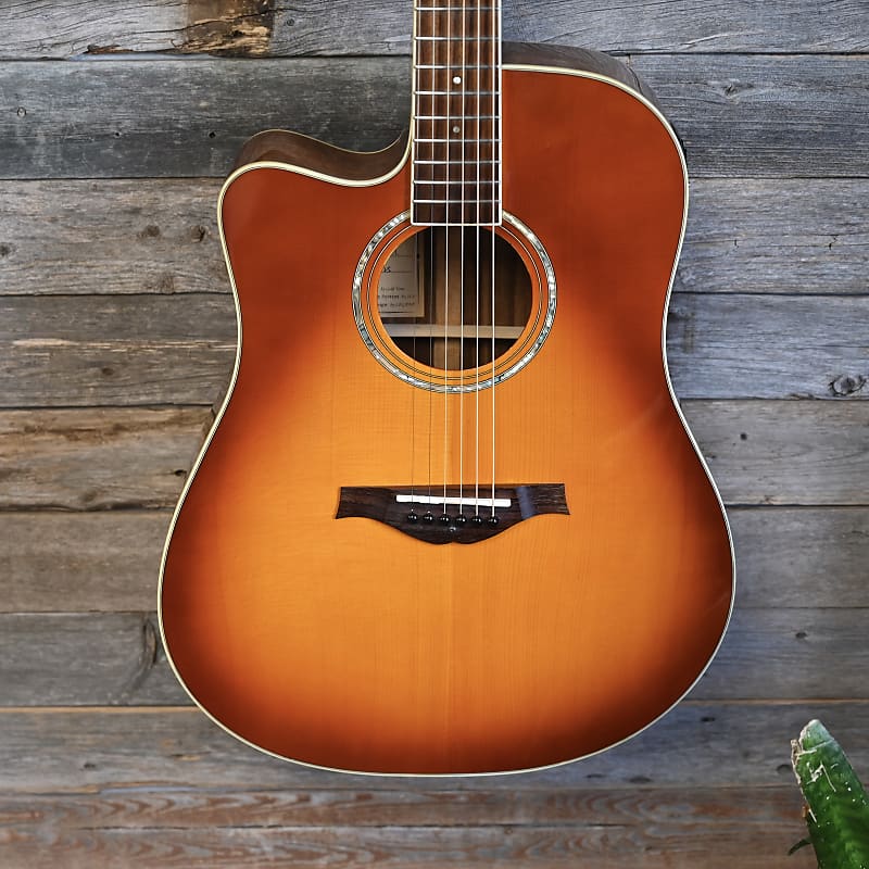 (14811) Wood Song DCE-HS/L Left-Handed Acoustic Guitar image 1
