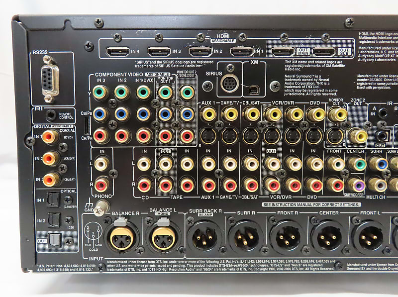 ONKYO integra DTC-9.8 プリアンプ Integra DTC-9.8 THX Ultra2 7.1 SSP - HomeTheaterHifi.com
