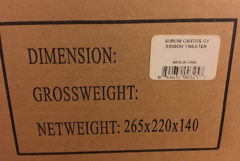 Ampli Tuner Aurum Cantus G2N Ribbon Tweeter BNIB QTY UK Audio