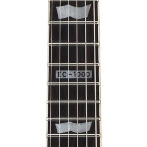 ESP LTD LEC1000VBLKLH EC-1000 Left-Handed Electric Guitar Vintage Black EC1000 image 4