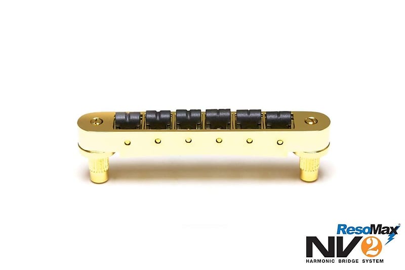 Graph Tech Resomax NV2 4mm Tune-o-matic bridge - Gold image 1