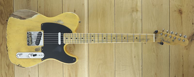 Fender Custom Shop Andy Hicks Masterbuilt 51 Nocaster Heavy Relic Nocaster Blonde R112745 image 1