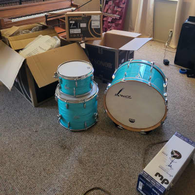 Sonor Vintage Series 13/16/22" 3pc Shell Pack California Blue image 1