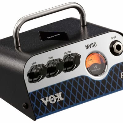 Vox MV50CR 50W Valve NuTube Mini Head Single Channel Amplifier - Classic Rock image 5