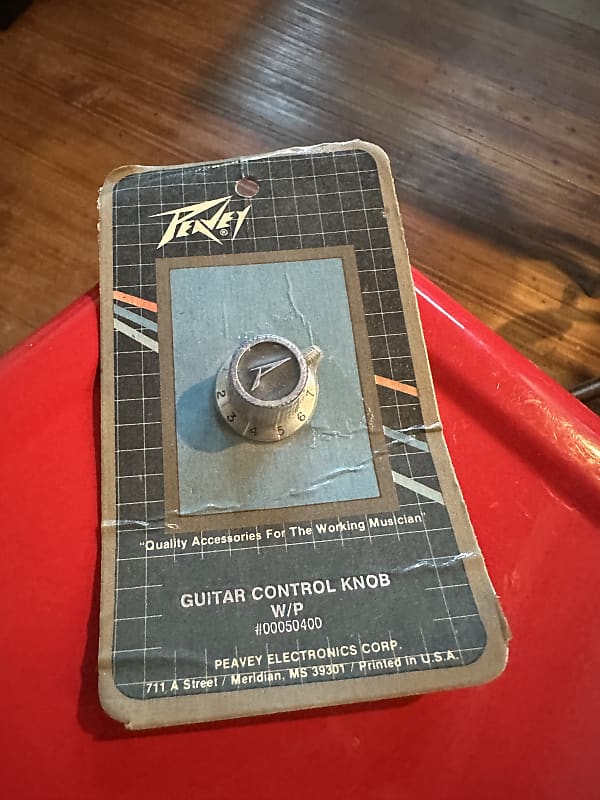 Peavey Guitar Bass Knob NOS Original Packaging 1980’s Reverb