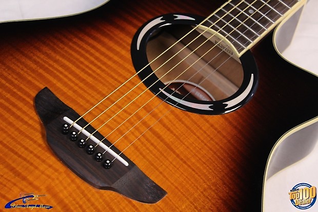 Yamaha APX500II FM Acoustic-Electric, Flame Maple Thinline Cutaway